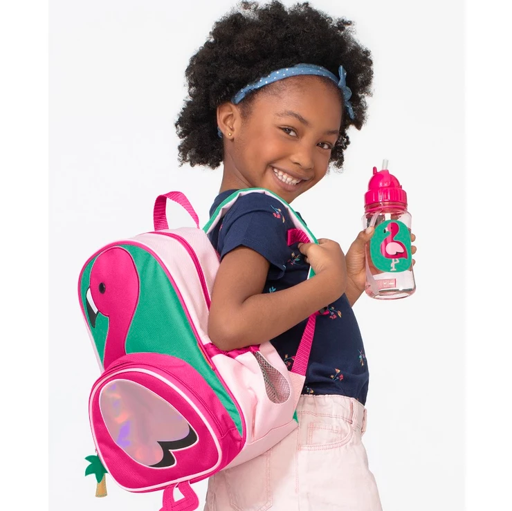 Skip Hop Zoo Straw Bottle Flamingo 3 Skip Hop Zoo Straw Bottle Flamingo - Image 3