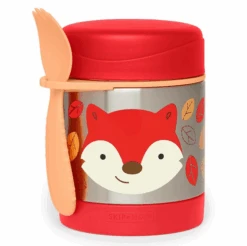 Skip Hop Zoo Insulated Little Kid Food Jar - Fox