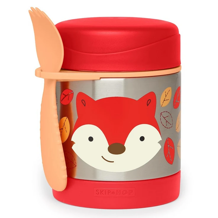 Skip Hop Zoo Insulated Little Kid Food Jar - Fox 1 Skip Hop Zoo Insulated Little Kid Food Jar - Fox