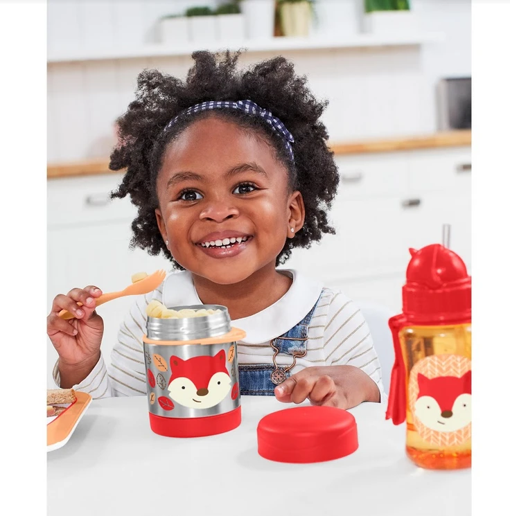 Skip Hop Zoo Insulated Little Kid Food Jar - Fox 4 Skip Hop Zoo Insulated Little Kid Food Jar - Fox - Image 4
