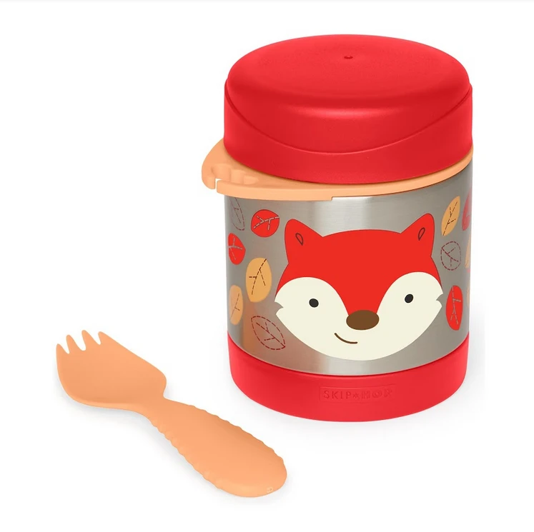 Skip Hop Zoo Insulated Little Kid Food Jar - Fox 2 Skip Hop Zoo Insulated Little Kid Food Jar - Fox - Image 2