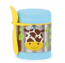 Skip Hop Zoo Insulated Little Kid Food Jar - Giraffe