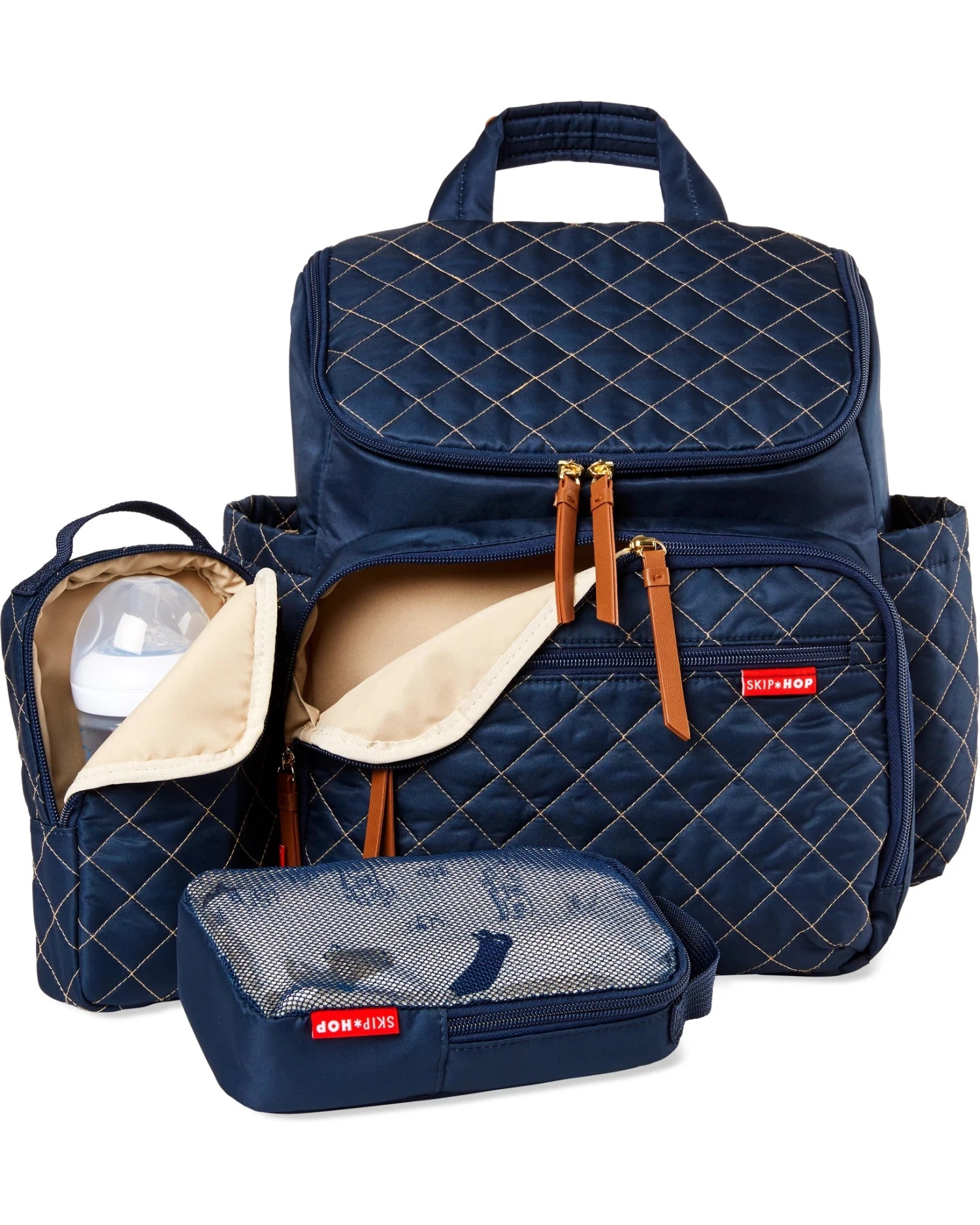 Skip Hop Forma Pack & Go Diaper Backpack - Navy 2 Skip Hop Forma Pack & Go Diaper Backpack - Navy - Image 2