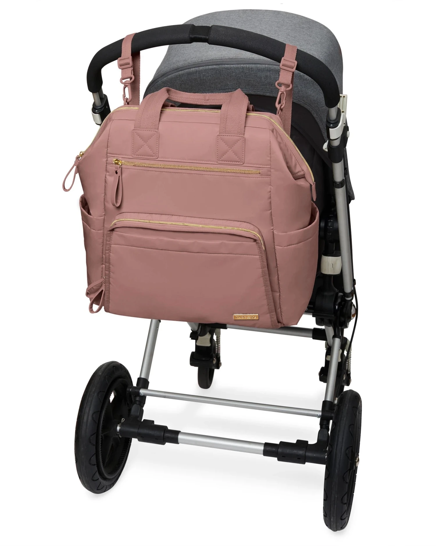 Skip Hop Mainframe Diaper Backpack - Dusty Rose 4 Skip Hop Mainframe Diaper Backpack - Dusty Rose - Image 4