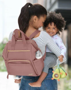Skip Hop Mainframe Diaper Backpack - Dusty Rose 8 Skip Hop Mainframe Diaper Backpack - Dusty Rose -Skip Hop Store image 3e33b46e 71c0 4208 8797 27ca75b01452