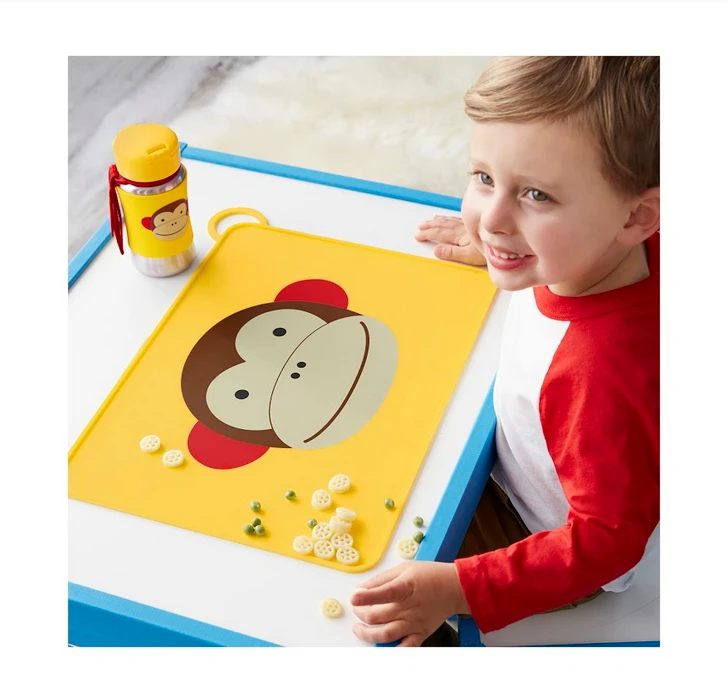 Skip Hop Zoo Stainless Steel Straw Bottle - Monkey 3 Skip Hop Zoo Stainless Steel Straw Bottle - Monkey - Image 3