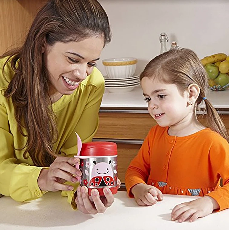 Skip Hop Zoo Insulated Little Kid Food Jar - Ladybug 3 Skip Hop Zoo Insulated Little Kid Food Jar - Ladybug - Image 3