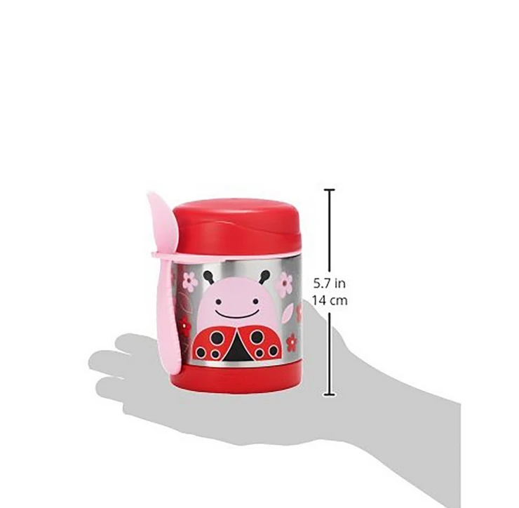 Skip Hop Zoo Insulated Little Kid Food Jar - Ladybug 5 Skip Hop Zoo Insulated Little Kid Food Jar - Ladybug - Image 5