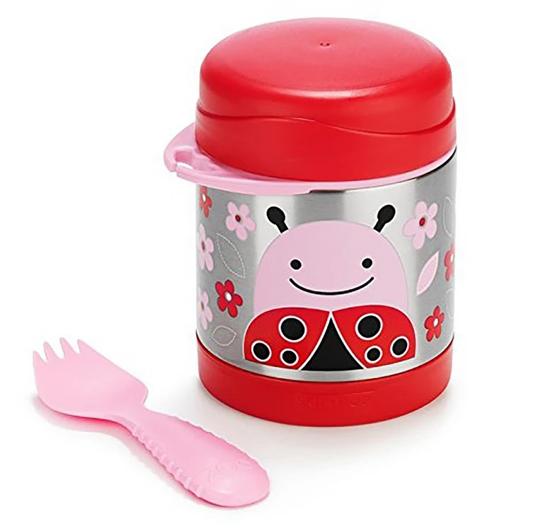 Skip Hop Zoo Insulated Little Kid Food Jar - Ladybug 2 Skip Hop Zoo Insulated Little Kid Food Jar - Ladybug - Image 2