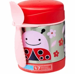 Skip Hop Zoo Insulated Little Kid Food Jar - Ladybug
