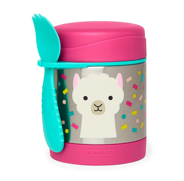 Skip Hop Zoo Insulated Little Kid Food Jar - Llama 1 Skip Hop Zoo Insulated Little Kid Food Jar - Llama