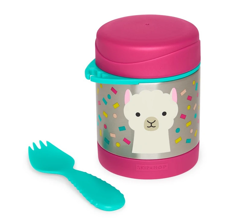 Skip Hop Zoo Insulated Little Kid Food Jar - Llama 2 Skip Hop Zoo Insulated Little Kid Food Jar - Llama - Image 2