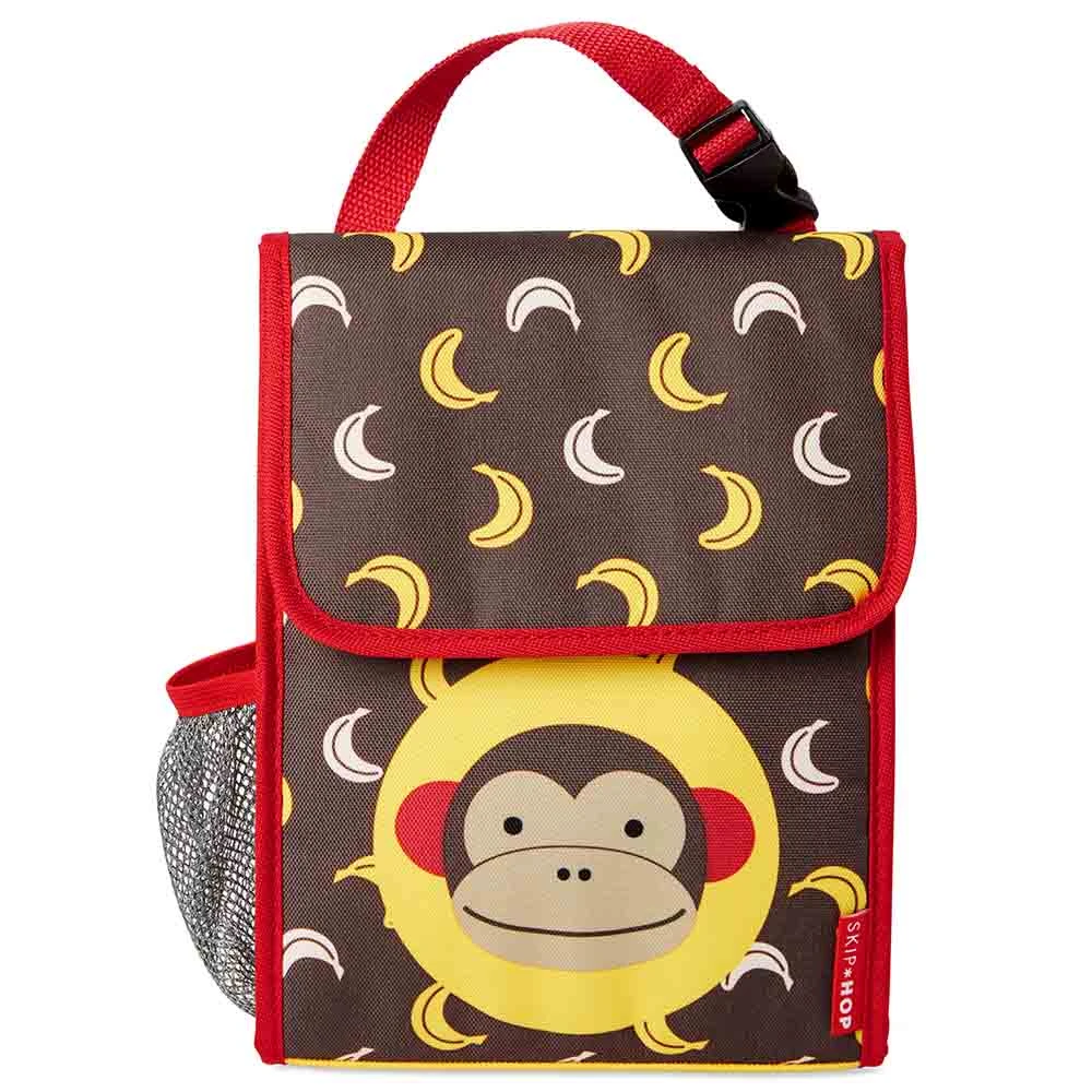 Skip Hop Zoo Insulated Kids Lunch Bag - Monkey 1 Skip Hop Zoo Insulated Kids Lunch Bag - Monkey