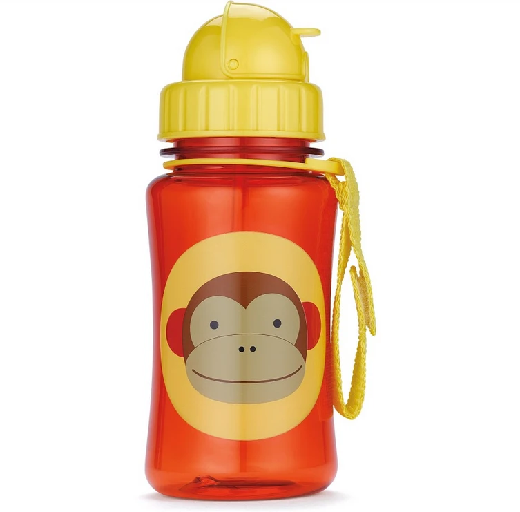 Skip Hop Zoo Straw Bottle Monkey 1 Skip Hop Zoo Straw Bottle Monkey