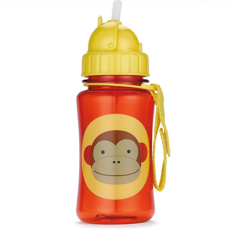 Skip Hop Zoo Straw Bottle Monkey 2 Skip Hop Zoo Straw Bottle Monkey - Image 2