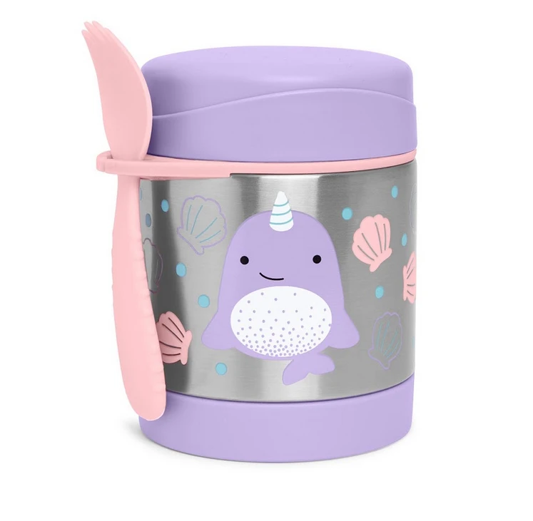Skip Hop Zoo Insulated Little Kid Food Jar - Narwhal 1 Skip Hop Zoo Insulated Little Kid Food Jar - Narwhal