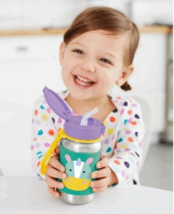 Skip Hop Zoo Stainless Steel Straw Bottle - Unicorn 7 Skip Hop Zoo Stainless Steel Straw Bottle - Unicorn -Skip Hop Store oiuygtfghj mnbc