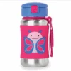 Skip Hop Zoo Stainless Steel Straw Bottle - Butterfly