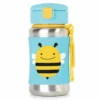 Skip Hop Zoo Stainless Steel Straw Bottle - Bee