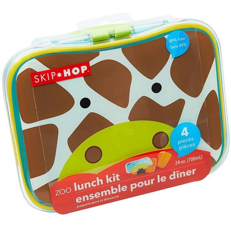 Skip Hop Zoo Lunch Kit - Giraffe 2 Skip Hop Zoo Lunch Kit - Giraffe - Image 2