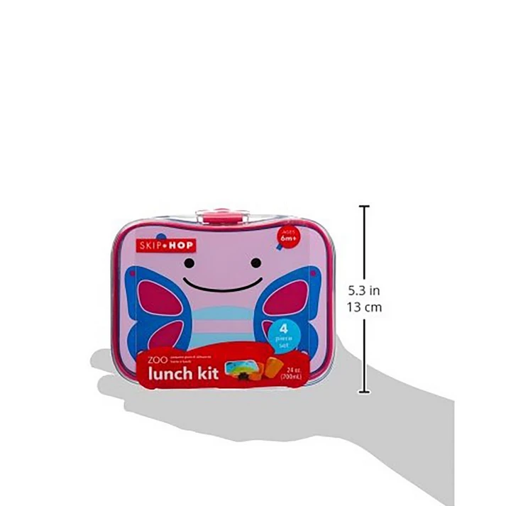Skip Hop Zoo Lunch Kit - Butterfly 3 Skip Hop Zoo Lunch Kit - Butterfly - Image 3
