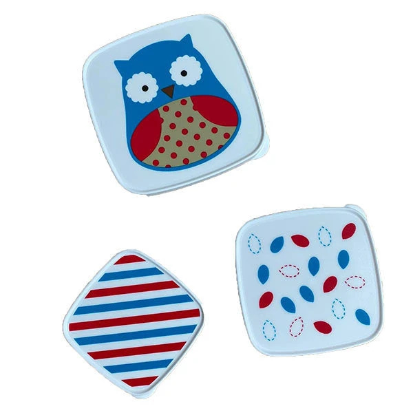 Skip Hop Zoo Snack Box Set - Owl 4 Skip Hop Zoo Snack Box Set - Owl - Image 4
