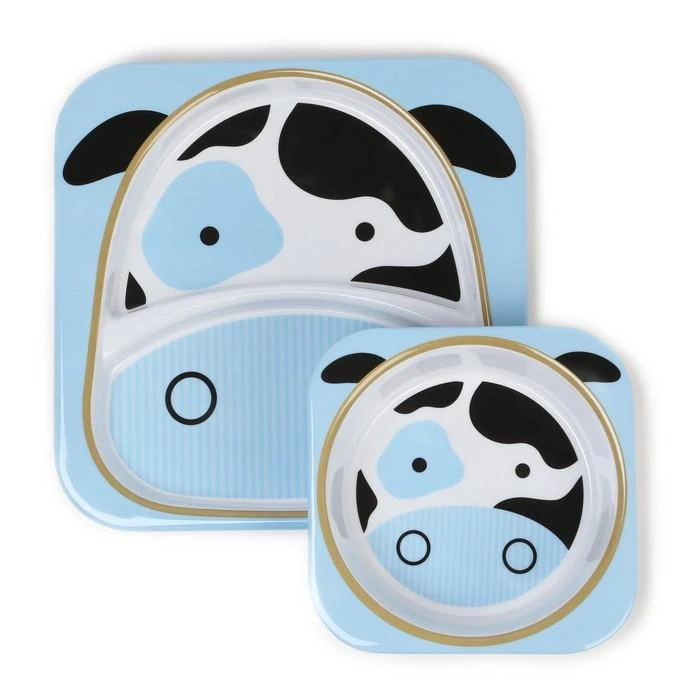 Skip Hop Zoo Tableware - Melamine Set - Cow 1 Skip Hop Zoo Tableware - Melamine Set - Cow