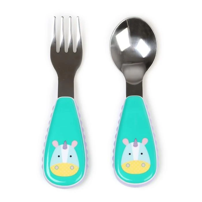 Skip Hop Zootensils Fork & Spoon - Unicorn 1 Skip Hop Zootensils Fork & Spoon - Unicorn