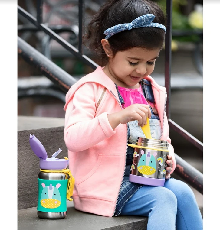 Skip Hop Zoo Insulated Little Kid Food Jar - Unicorn 4 Skip Hop Zoo Insulated Little Kid Food Jar - Unicorn - Image 4